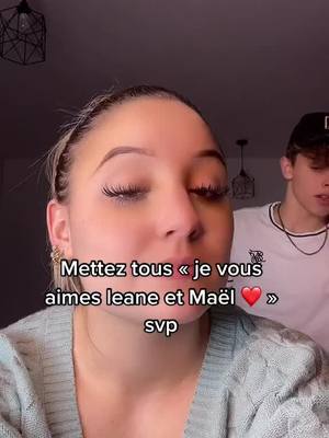 A post by @love.leane.mael on TikTok caption: #pourtoi #leanemael💕😻 @leanemarts @maelplat