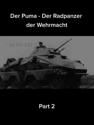 A post by @xthere4lb3nxd88 on TikTok caption: History Video #Radpanzer #puma #Deutschland #history #anotherone #historyvideo #ww2 #panzer