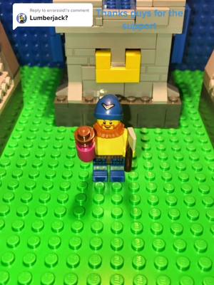 A post by @clash_royale_lego_center on TikTok caption: Reply to @errorzoid #lumberjack#clashroyale #arena #Clash_Royale_Center_21 #legos #fyp #lowqualitypost #blueteam #popular