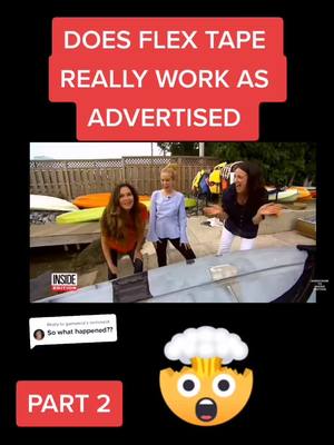 A post by @dailycontent133 on TikTok caption: Reply to @gamawsz #test #tape #fyp #philswift #shocking #commercial #flextape #tested #flexpaste #shock #boat