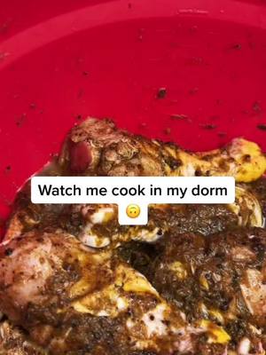 A post by @reannadeee on TikTok caption: 🤣still can’t believe I did this in my dorm😭 #dormlife  #dormcooking #airfryer #fyp