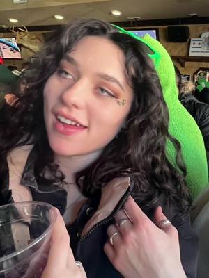 A post by @magicxmeg on TikTok caption: Got this zit in Chicago too ❤️🔥 #girls #chicago #fyp #SmoothLikeNitroPepsi #stpatricksday