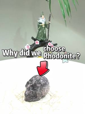 A post by @pp_fun_life on TikTok caption: Why did we choose Rhodonite?#foryou #crystal #fyp