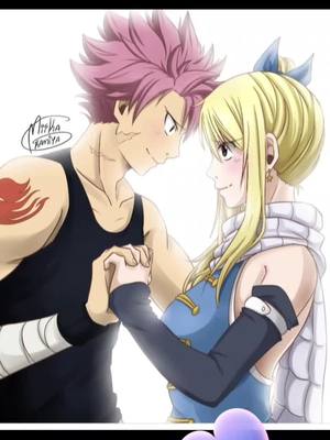 A post by @virgilevrai_f on TikTok caption: #fairy tail 👆👆👆#lucy#natus#❤💛