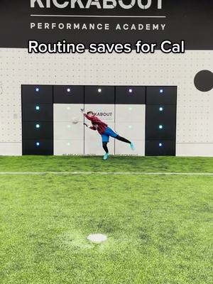 A post by @content_ballers on TikTok caption: Some routine saves for Cal the Dragon to make at Kickabout! #football #Soccer #calthedragon #contentballers #Ballers