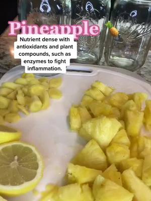 A post by @herbalist_care on TikTok caption: Immuneboosting Drink🍹🍍🍋 @Leisa B. The Cooking Dietitian  #healthylivingtips #pineapple #lemon #ginger #motivation #healthy #fitness