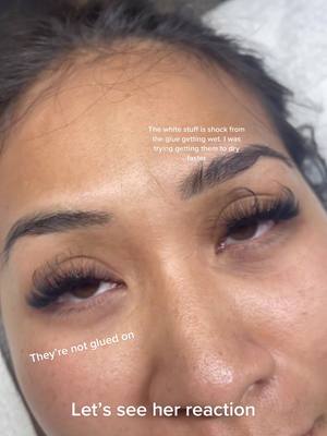 A post by @moukbeauty on TikTok caption: Least favorite client #lashextensions #lashartist #kpop #stpatricksday #AerieREAL #fy #fyp #foryou