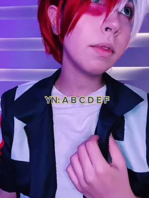 A post by @scarlettsakura on TikTok caption: #todoroki and #yn #todorokishoto #todorokicosplay #todorokishotocosplay #shototodoroki #shototodorokicosplay #icyhot #anime #myheroacademiacosplay #myheroacademia #bokunoheroacademia #bokunoheroacademiacosplay #pov #todorokicomfort #dekusquad