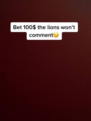 A post by @jellytiktok00 on TikTok caption: #lions#football#bet#100 on the line