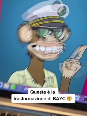 A post by @nftprofeta on TikTok caption: Vi piace la trasformazione di BAYC #nft #bayc#l #nftcommunity #nftworld