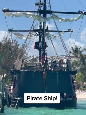 A post by @lbnyfun on TikTok caption: Pirate Ship Ahead Captain!  #pirateship #pirate #Summer #fun #fyi #foryou #fyp