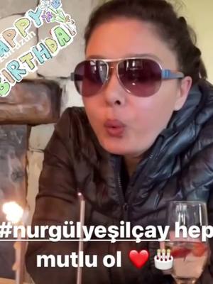 A post by @nurgulyesilcayfp on TikTok caption: #iyikidoğdunnurgülyeşilçay #HappyBirthdayNurgül @nrglyslcy  😘🥳❤️ #NurgülYeşilçay #nurgulyesilcay