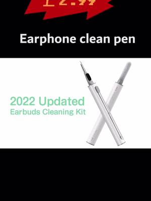 A post by @wonderlife111 on TikTok caption: Free Shipping, Only for £2.99.FLash Sale for Earphone clean pen#clening  #fyp #airpods #earphone