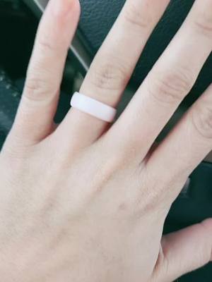 A post by @stacywaffles on TikTok caption: not one single comment about my nails. 🤫#engagementring #engagement