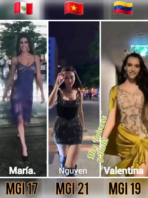 A post by @missuniverseydivas on TikTok caption: MGI Winners  best Catwalk  #peru  #vietnam  #venezuela  #missgrandinternational  #catwalkchallenge  #mgi2021  #missperu  #missvenezuela  #divas