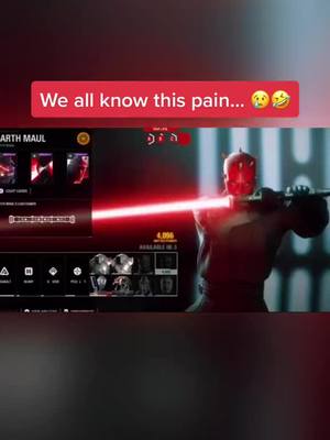 A post by @keyrafay on TikTok caption: (Credits -@battlefrontriiise ) #keyrafay #battlefront2 #starwars #darthmaul