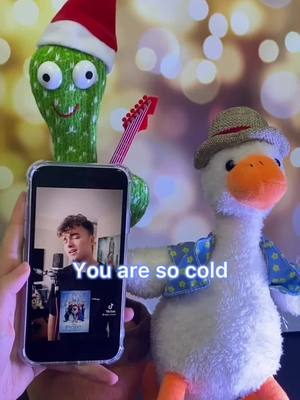 A post by @ducklikeyou on TikTok caption: I love cold in summer #OscarsAtHome #ducklikeyou #WeAllPlayforCanada