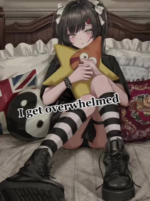 A post by @toukayami_ on TikTok caption: When the school tries to help with mental illness #like #follow #fyp #foryou #foryoupage #weeb #weebs #neko #emo #goth #alt #otaku #anime #4yp #DayMeNightMe #InstaxChallenge