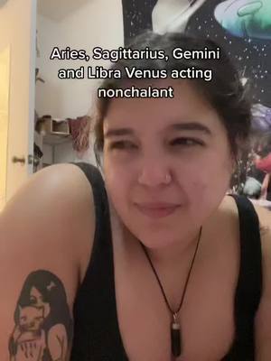 A post by @geminimars3 on TikTok caption: #astrology #zodiac #ariesvenus #sagittariusvenus #geminivenus #libravenus