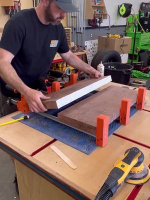 A post by @walkerswoodworks on TikTok caption: Do you add top clamps or just stick with the bottoms? I almost always use the @ponyjorgensen  cabinet masters on bottom and the e-z hold squeeze clamps on top to try and distribute even clamping pressure.