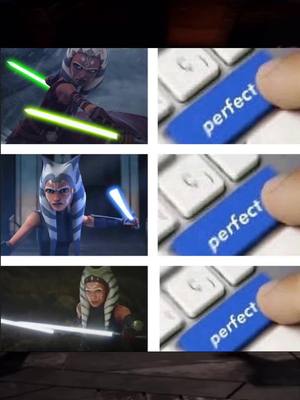 A post by @starwars_x_marvel on TikTok caption: perfect #starwars #ahsokatano