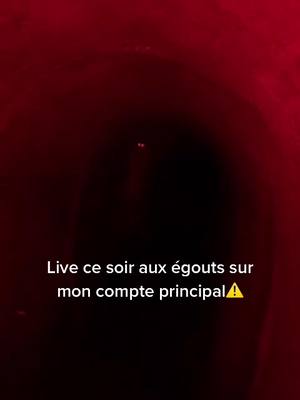 A post by @momoo.elh_spam on TikTok caption: Le live sera sur @momoo.elhofficiel ce soir à 21h30 😰⚠️ #egouts #filleendanger #pourtoi