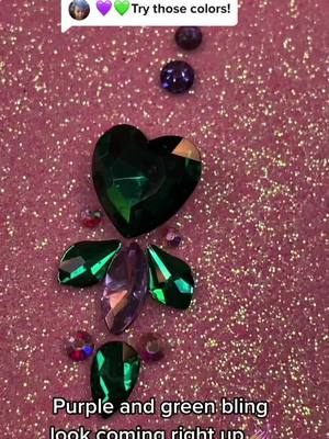 A post by @vanityvalencia on TikTok caption: Reply to @1jasyre i got you bestie 💚💜 #SmellLikeIrishSpring #nails #nailbling #bling