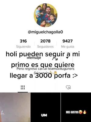 A post by @dom_ferx_kimby_x on TikTok caption: esta es su cuenta :> @miguelchagolla0 #pinchetiktokponmeenparati #parati #fypシ #pinchetiktokponmeenparati #parati #fypシ