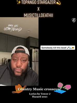 A post by @topangostargazer on TikTok caption: #duet with @musictilldeath11 Yo I was about to sit down and rewatch an episode of @Yellowstone and then I found this amazing artist! This beat hit me!! Let me know what you think! #countrymusictiktoks