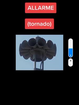 A post by @xsierra.infoz on TikTok caption: #allarm #tornado salva il video per sicurezza.