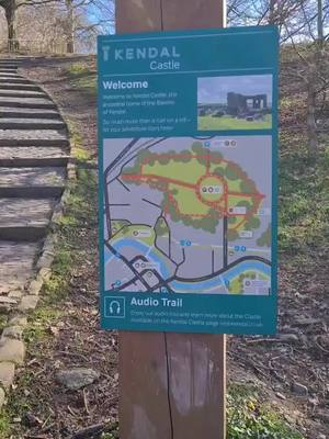 A post by @abi.o10 on TikTok caption: Kendal Castle w3w-paints.neon.ample #fyp #foryoupage #kendal #visitcumbria #medieval #castle #ruins