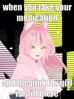 A post by @notevt on TikTok caption: Don’t worry sweetie, the pink fox is real #vtuber #vtuberen #vtuberenglish #englishvtuber #vtuberuprising #envtuber #twitch #twitchstreamer #anime #fyp #fypage #fypシ #foryoupage #streamer #3dvtuber #meme