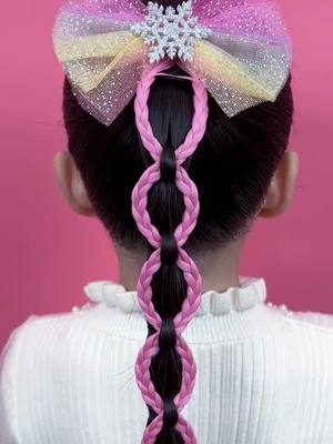 A post by @ekkmall_us on TikTok caption: #fyp #hairstyle #kidshairstyles #kidshair #girlhairstyle 😘😘😘