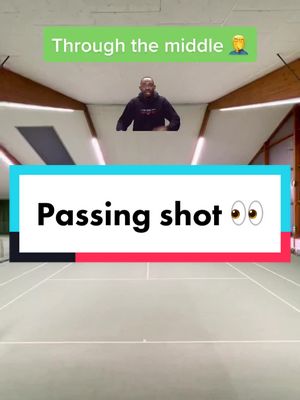 A post by @tennis_channel1 on TikTok caption: Passing shot 💁‍♂️ #tennis #sports #fypシ