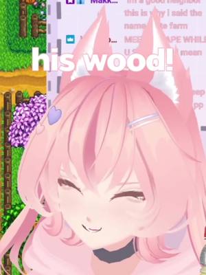 A post by @notevt on TikTok caption: Meep offered me his wood #vtuber #vtuberen #vtuberenglish #englishvtuber #vtuberuprising #envtuber #twitch #twitchstreamer #anime #fyp #fypage #fypシ #foryoupage #streamer #3dvtuber #twitchclip