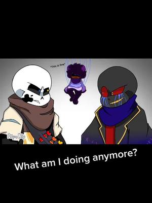 A post by @folksysparky on TikTok caption: Bruh #art #animation #fnf #fridaynightfunkin #undertale #underverse #errorsans #inksans #oc #notamod