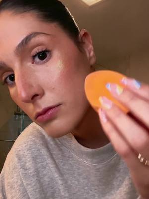 A post by @achiquepeek on TikTok caption: Run don’t walk to Sephora @Freck Beauty SLIMELIGHT highlighter is the only highlighter I need #makeup #highlight #dewyskin #dewymakeup