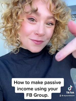 A post by @alysonbloom on TikTok caption: Join the Free FB Group Monetization + Growth Challenge @ my 🅱️👀🅾️ #socialmediagrowth #diditmyself #digitalproducts