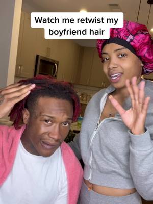 A post by @queenleoraa on TikTok caption: Watch me retwist my baby hair follow my backup page #ImoniCarly #hair #relationshipgoals