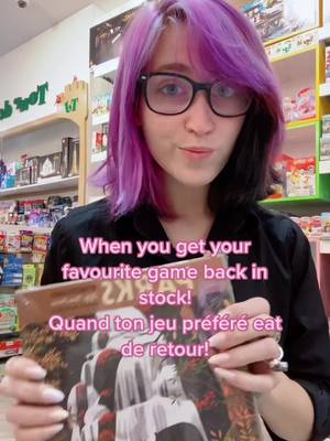 A post by @tourdejeux on TikTok caption: What’s your favourite hard to find game? Quel est votre jeu difficile à trouver préféré? #boardgametiktok #boardgametok #boardgamestore #SmallBusiness #mtl