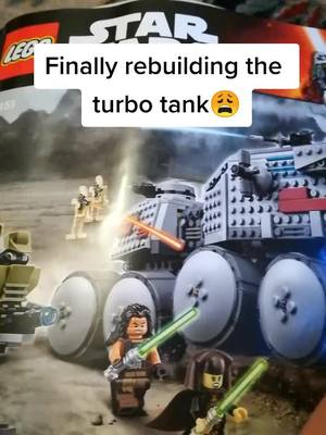 A post by @thatlegoman123 on TikTok caption: Turbo tank😩#legos #lego #legostarwars #turbotank #rebuild #fyp #fypシ #fypage #foryoupage