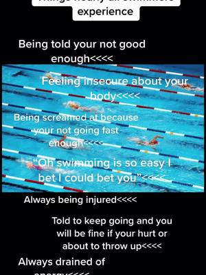 A post by @_.swimming on TikTok caption: I get that non swimmers might have these too and some swimmers might not but these are what me and other swimmers Ik go through #swimming #fyp