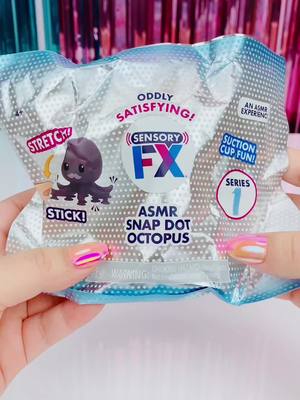 A post by @melodystreasurebox on TikTok caption: Sensory FX ASMR Snap Dot Octopus from @Walmart thx @justplayproducts #gifted #fyp #sensoryfx #sensoryfxbars #asmr #asmrsounds #asmrtoyunboxing #fidgets  #oddlysatisfying #asmrsnapdotoctopus #fidgettoys #fidget #justplayallday #justplay #popits #sensoryfxstick