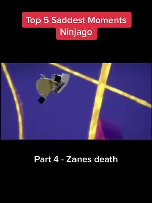 A post by @_.ninjag0._ on TikTok caption: zanes death 💀😭 #fyp #viral #ninjago #LiveForTheChallenge #like #share #follow #sad #death #zane