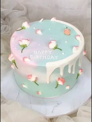 A post by @cakehold on TikTok caption: #cream #buttercreamfrosting #beautifulcake #happybirthday #🎂🎂🎂 #foryou #sunflower #flowers #cake #cakedecorating #decoration #buttercream