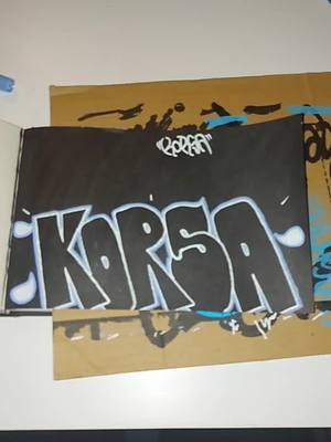 A post by @graffitichaos on TikTok caption: Rate 1-10? #chisel #fypシ #MoveWithTommy #fy #car #s14 #tag #tag #straightletters #korsa #piece #tagging #wek #straight #throwie #graffiti #marker #kor #bold #molotow #iloveputin #montanablack