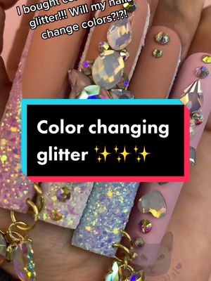 A post by @vanityvalencia on TikTok caption: Just like magic ✨ #MoveWithTommy #nails #nailart #nailvideos #glitter