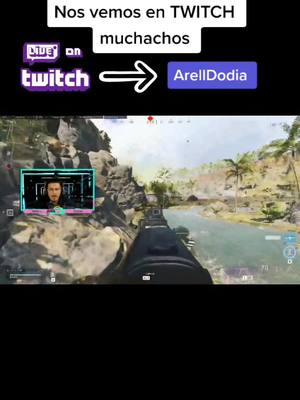 A post by @arelldodiawarzone on TikTok caption: TWITCH: ArellDodia #warzoneespañol #warzonelatam #warzonelatino #warzone