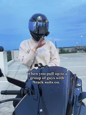 A post by @ninja.tay21 on TikTok caption: They would lose me in the corners so fast. #PringlesCanHands #TalkingTree #fyp #motorcycle #bikelife #Motorsport #mototok #sportbike