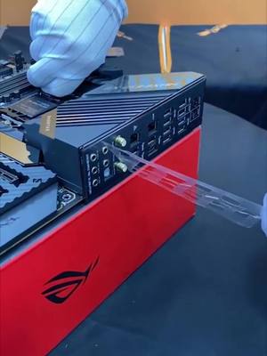 A post by @oesy0 on TikTok caption: #rog #ram #xzybca #pc #cpu #pcbuild #computer